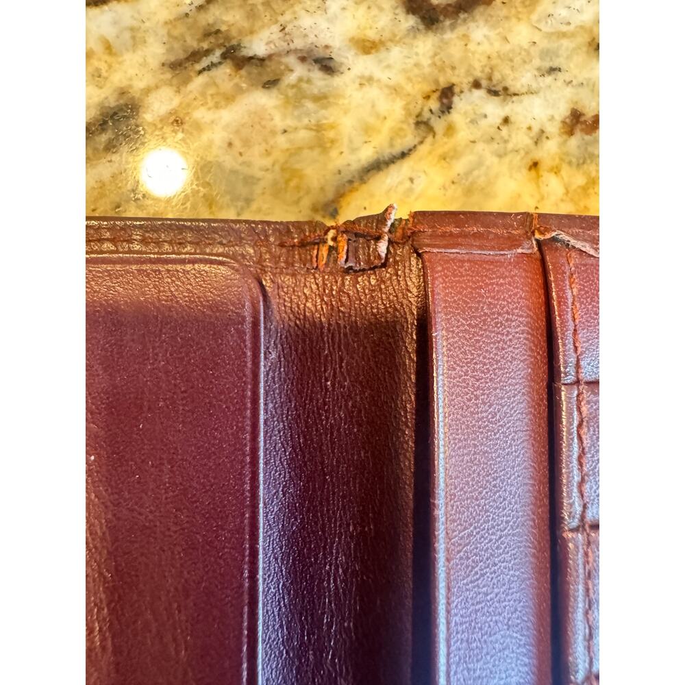Vintage Cartier Must de Cartier Bordeaux Leather Long Wallet - Picture 8 of 8